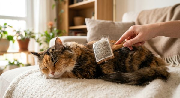Brosse carde pour chat pour entretenir la beauté du poil