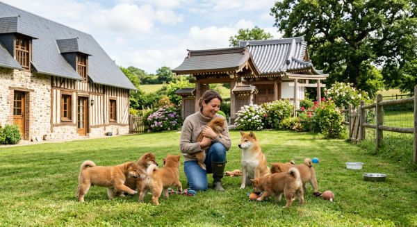 Élevage de Shiba Inu à Paris avec Le Temple Eikan Do : Élevage Familial de chiots Shiba Inu en Normandie - Une référence unique en France