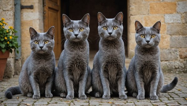 Les races de chats gris : découvrez vos préférées en france